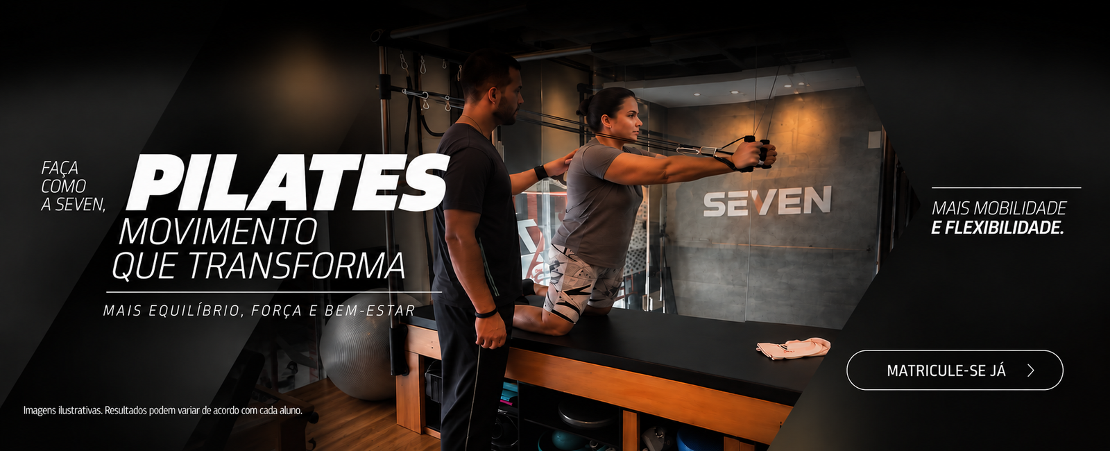 Pilates na Seven Centro de Treinamento