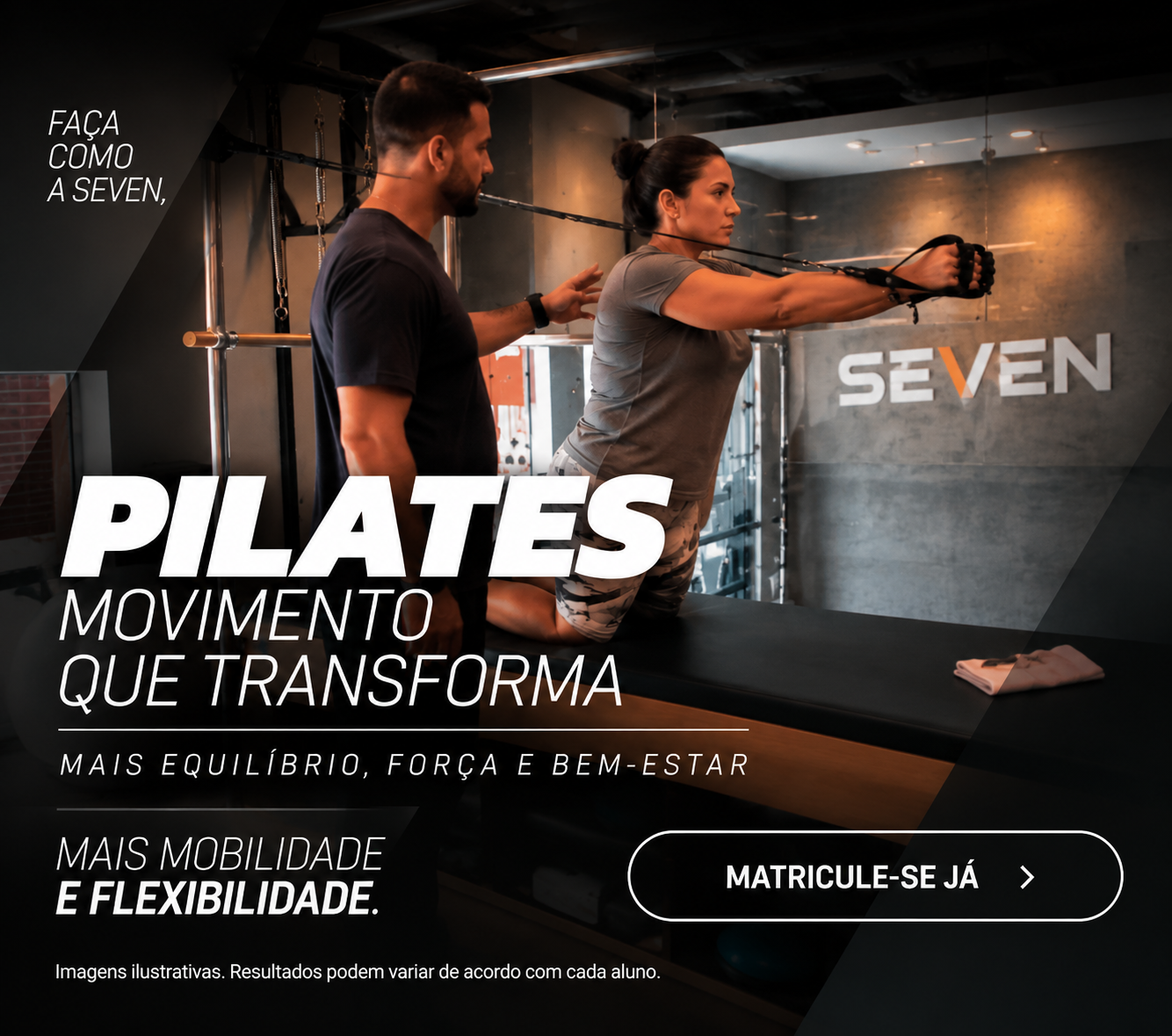 Pilates na Seven Centro de Treinamento
